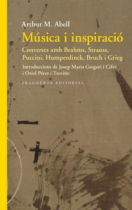MÚSICA I INSPIRACIÓ | 9788417796402 | ABELL, ARTHUR M. | Llibreria Drac - Llibreria d'Olot | Comprar llibres en català i castellà online