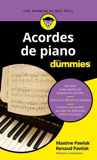 ACORDES DE PIANO PARA DUMMIES | 9788432904868 | PAWLAK, MAXIME; PAWLAK, RENAUD | Llibreria Drac - Llibreria d'Olot | Comprar llibres en català i castellà online