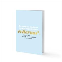 TARJETA LA VECINA RUBIA EVITERNAS EMOCIONES, ILUSIONES | 8432715107651 | Llibreria Drac - Llibreria d'Olot | Comprar llibres en català i castellà online