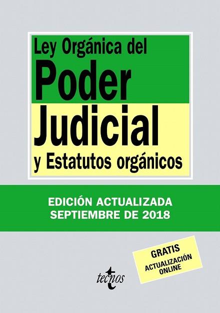 LEY ORGÁNICA DEL PODER JUDICIAL | 9788430975105 | EDITORIAL TECNOS | Llibreria Drac - Llibreria d'Olot | Comprar llibres en català i castellà online