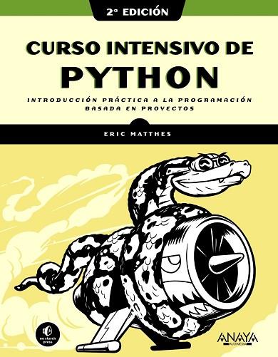 CURSO INTENSIVO DE PYTHON (2ª EDICIÓN) | 9788441543348 | MATTHES, ERIC | Llibreria Drac - Llibreria d'Olot | Comprar llibres en català i castellà online