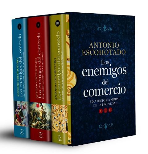 TRILOGÍA LOS ENEMIGOS DEL COMERCIO (ESTUCHE) | 9788467057621 | ESCOHOTADO, ANTONIO | Llibreria Drac - Llibreria d'Olot | Comprar llibres en català i castellà online