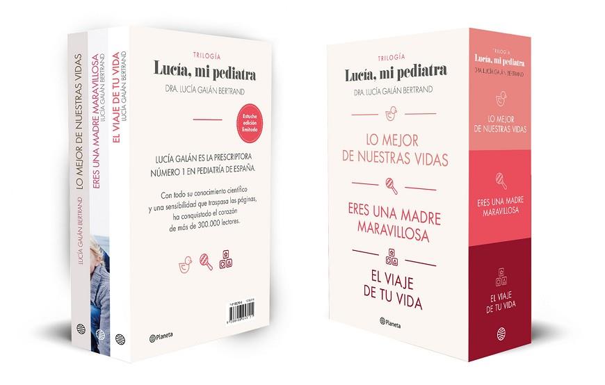 LUCÍA, MI PEDIATRA. ESTUCHE TRILOGIA (LO MEJOR DE NUESTAS VIDAS | ERES UNA MADRE MARAVILLOSA | EL VIAJE DE TU VIDA) | 9788408249221 | GALÁN, LUCÍA | Llibreria Drac - Llibreria d'Olot | Comprar llibres en català i castellà online