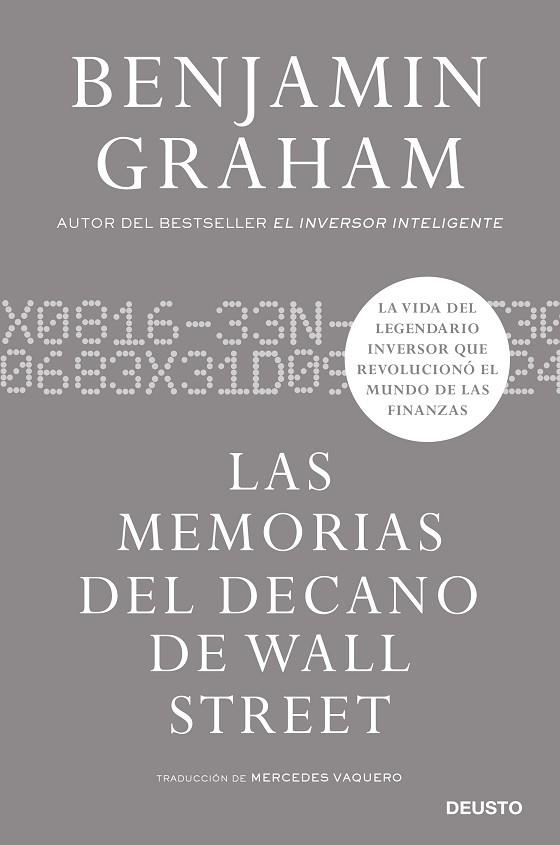 MEMORIAS DEL DECANO DE WALL STREET, LAS | 9788423435968 | GRAHAM, BENJAMIN | Llibreria Drac - Llibreria d'Olot | Comprar llibres en català i castellà online