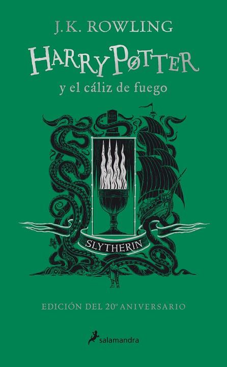 HARRY POTTER Y EL CÁLIZ DE FUEGO (EDICIÓN SLYTHERIN DEL 20º ANIVERSARIO) (HARRY POTTER  4) | 9788418174377 | ROWLING, J.K. | Llibreria Drac - Librería de Olot | Comprar libros en catalán y castellano online