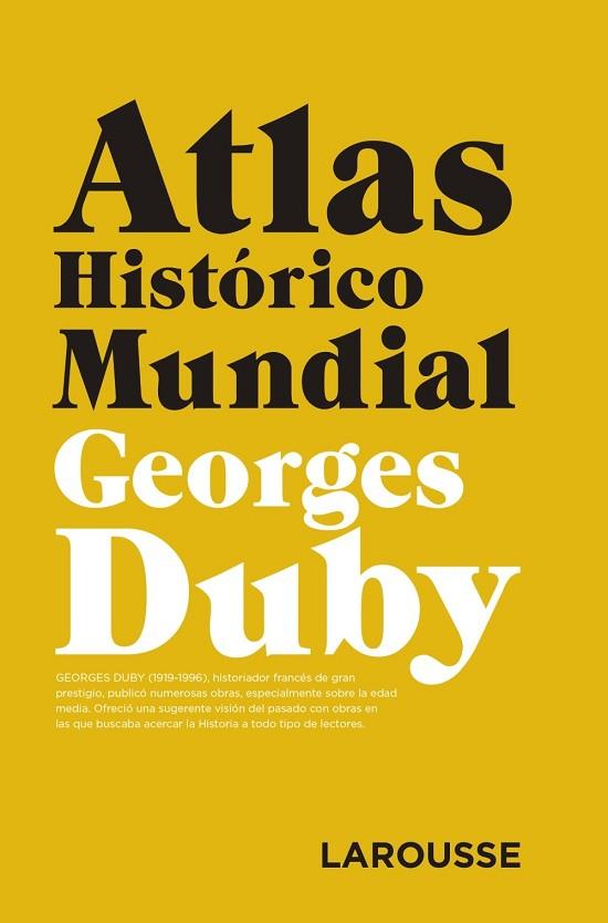 ATLAS HISTÓRICO MUNDIAL | 9788417273361 | DUBY, GEORGES | Llibreria Drac - Llibreria d'Olot | Comprar llibres en català i castellà online