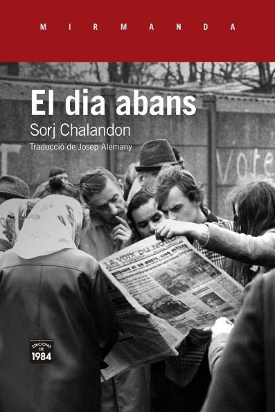 DIA ABANS, EL | 9788416987535 | CHALANDON, SORJ | Llibreria Drac - Llibreria d'Olot | Comprar llibres en català i castellà online