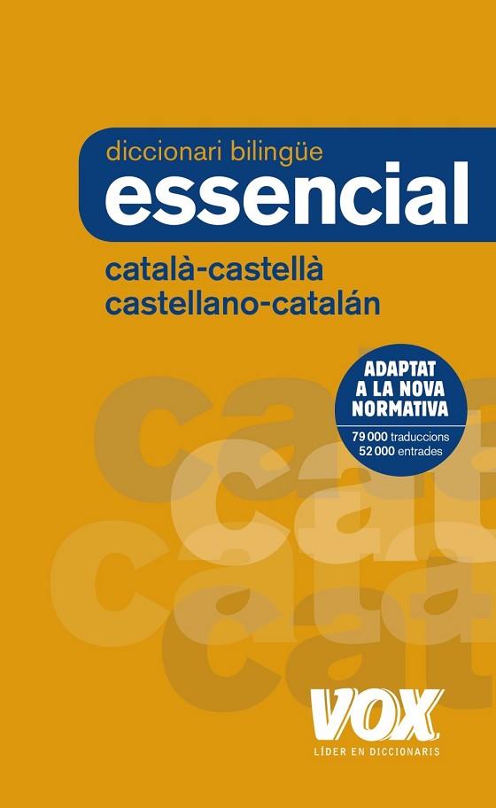 DICCIONARI BILINGUE ESSENCIAL CASTELLANO-CATALÁN / CATALÀ-CASTELLÀ | 9788499742717 | VOX EDITORIAL | Llibreria Drac - Llibreria d'Olot | Comprar llibres en català i castellà online