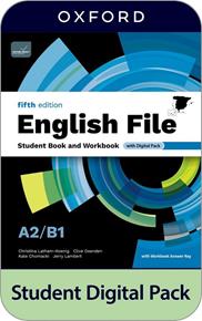 ENGLISH FILE 5TH EDITION A2/B1. STUDENT'S BOOK AND WORKBOOK AND DIGITAL WITH KEY | 9780194145510 | Llibreria Drac - Llibreria d'Olot | Comprar llibres en català i castellà online