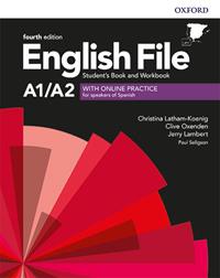 ENGLISH FILE 4TH EDITION A1/A2. STUDENT'S BOOK AND WORKBOOK WITH KEY PACK | 9780194058001 | LATHAM-KOENIG, CHRISTINA/OXENDEN, CLIVE/LAMBERT, JERRY/SELIGSON, PAUL | Llibreria Drac - Llibreria d'Olot | Comprar llibres en català i castellà online