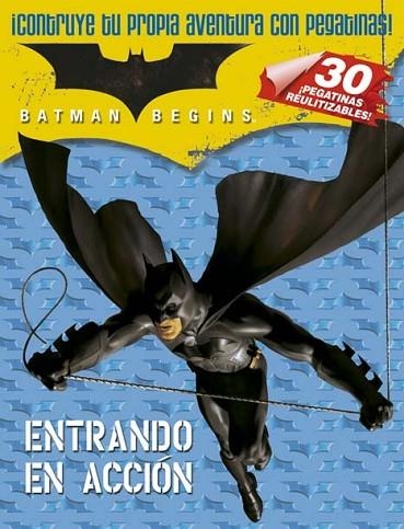 BATMAN BEGINS. ENTRANDO EN ACCION. LIBRO PEGATINAS | 9788439203001 | AA.VV | Llibreria Drac - Librería de Olot | Comprar libros en catalán y castellano online