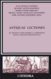 ANTIQUAE LECTIONES | 9788437622439 | SIGNES CODOÑER, JUAN;ANTON MARTINEZ, BEATRIZ; | Llibreria Drac - Llibreria d'Olot | Comprar llibres en català i castellà online