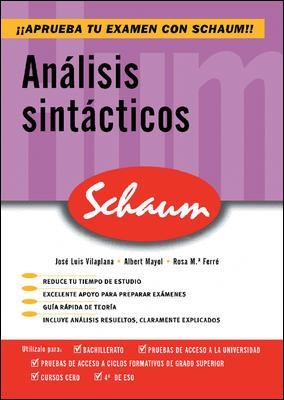 ANALISIS SINTACTICOS (SCHAUM) | 9788448198626 | Llibreria Drac - Librería de Olot | Comprar libros en catalán y castellano online