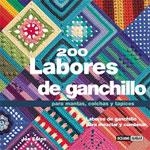 200 LABORES DE GANCHILLO (PARA MANTAS, COLCHAS Y TAPICES) | 9788475562476 | EATON, JAN | Llibreria Drac - Librería de Olot | Comprar libros en catalán y castellano online