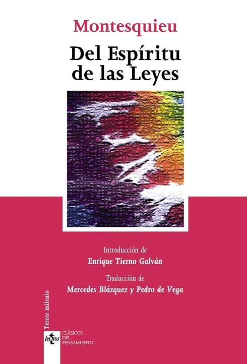 DEL ESPIRITU DE LAS LEYES | 9788430945320 | MONTESQUIEU | Llibreria Drac - Llibreria d'Olot | Comprar llibres en català i castellà online