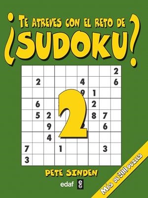 TE ATREVES CON EL RETO DE SUDOKU? 2 | 9788441424814 | SINDEN, PE | Llibreria Drac - Librería de Olot | Comprar libros en catalán y castellano online