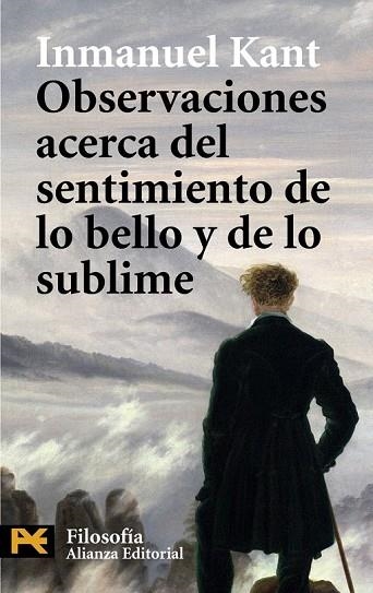 OBSERVACIONES ACERCA DEL SENTIMIENTO DE LO BELLO | 9788420661964 | KANT, IMMANUEL | Llibreria Drac - Llibreria d'Olot | Comprar llibres en català i castellà online