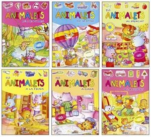 ANIMALETS AMB ADHESIUS | 9788430562954 | AA.VV. | Llibreria Drac - Librería de Olot | Comprar libros en catalán y castellano online