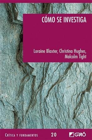 COMO SE INVESTIGA | 9788478276271 | BLAXTER; HUGHES; TIGHT | Llibreria Drac - Librería de Olot | Comprar libros en catalán y castellano online