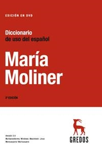 DICCIONARIO DE USO DEL ESPAÑOL MARIA MOLINER (DVD) | 9788424935849 | AA.VV. | Llibreria Drac - Librería de Olot | Comprar libros en catalán y castellano online