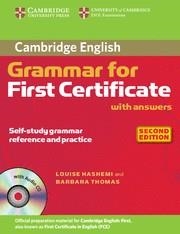 CAMBRIDGE GRAMMAR FOR FIRST CERTIFICATE WITH ANSWERS | 9780521690874 | Llibreria Drac - Librería de Olot | Comprar libros en catalán y castellano online