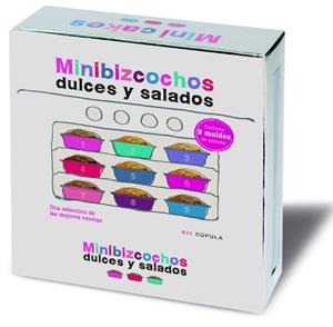 MINIBIZCOCHOS DULCES Y SALADOS (KIT CON 9 MOLDES DE SILICONA) | 9788448003623 | VV.AA. | Llibreria Drac - Librería de Olot | Comprar libros en catalán y castellano online