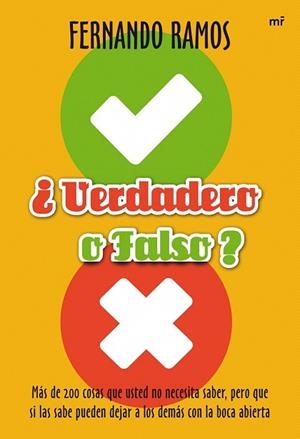 VERDADERO O FALSO | 9788427035560 | RAMOS, FERNANDO | Llibreria Drac - Librería de Olot | Comprar libros en catalán y castellano online