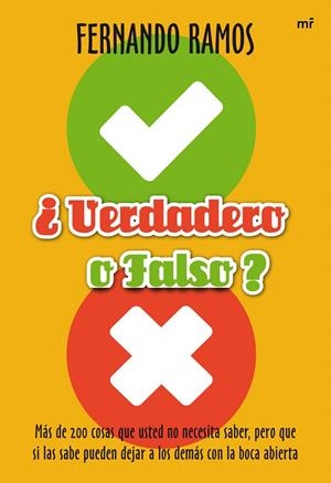 VERDADERO O FALSO | 9788427035560 | RAMOS, FERNANDO | Llibreria Drac - Librería de Olot | Comprar libros en catalán y castellano online