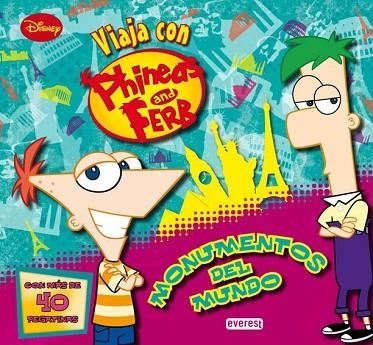 EXPLORA CON PHINEAS Y FERB MONUMENTO AL MUNDO 40 PEGATINAS | 9788444168012 | DISNEY | Llibreria Drac - Llibreria d'Olot | Comprar llibres en català i castellà online