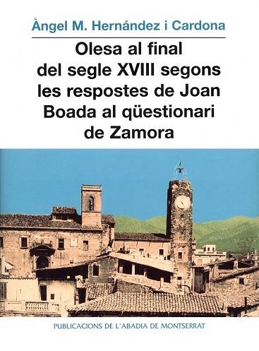 OLESA AL FINAL DEL SEGLE XVIII | 9788484151975 | HERNANDEZ | Llibreria Drac - Llibreria d'Olot | Comprar llibres en català i castellà online