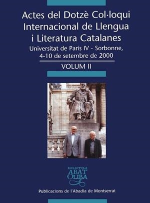 ACTES DEL DOTZE COL.LOQUI INT.LLENG.I LIT.CAT. VOLUM II | 9788484155249 | Llibreria Drac - Llibreria d'Olot | Comprar llibres en català i castellà online