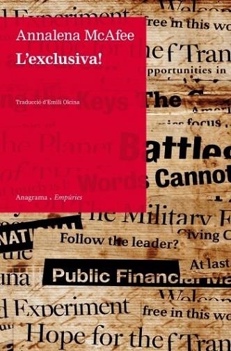EXCLUSIVA!, L' | 9788497878012 | MCAFEE, ANNALENA | Llibreria Drac - Librería de Olot | Comprar libros en catalán y castellano online