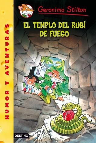 TEMPLO DEL RUBI DE FUEGO, EL (GERONIMO STILTON 48) | 9788408007982 | STILTON, GERONIMO | Llibreria Drac - Llibreria d'Olot | Comprar llibres en català i castellà online
