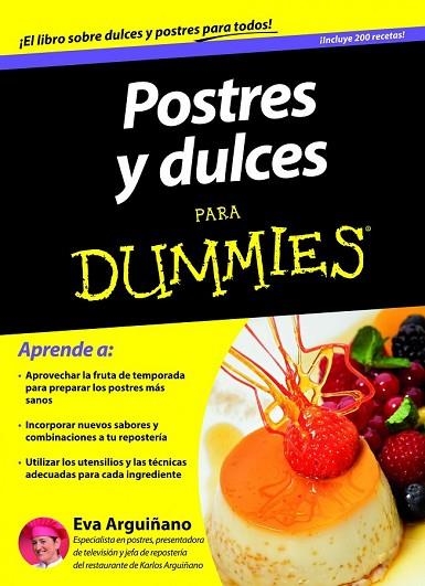 POSTRES Y DULCES PARA DUMMIES | 9788432900969 | ARQUIÑANO, EVA | Llibreria Drac - Librería de Olot | Comprar libros en catalán y castellano online