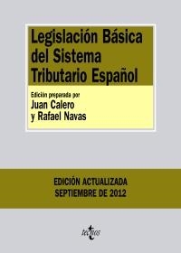 LEGISLACION BASICA DEL SISTEMA TRIBUTARIO ESPAÑOL (ED. SEPTIEMBRE 2012) | 9788430955626 | AA.VV. | Llibreria Drac - Librería de Olot | Comprar libros en catalán y castellano online
