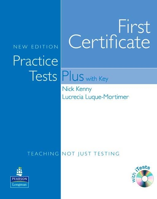 FIRST CERTIFICATE PRACTICE TEST PLUS WITH KEY +CD | 9781405881234 | Llibreria Drac - Librería de Olot | Comprar libros en catalán y castellano online