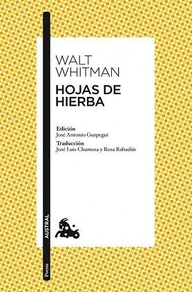 HOJAS DE HIERBA | 9788467037678 | WHITMAN, WALT | Llibreria Drac - Librería de Olot | Comprar libros en catalán y castellano online