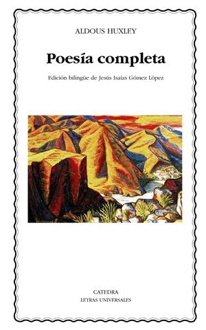 POESIA COMPLETA | 9788437628448 | HUXLEY, ALDOUS | Llibreria Drac - Llibreria d'Olot | Comprar llibres en català i castellà online