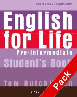 ENGLISH FOR LIFE PREINTERMEDIATE STUDENT'S BOOK | 9780194307598 | VARIOS AUTORES | Llibreria Drac - Librería de Olot | Comprar libros en catalán y castellano online