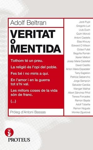 VERITAT O MENTIDA | 9788415047438 | BELTRAN, XAVIER | Llibreria Drac - Llibreria d'Olot | Comprar llibres en català i castellà online