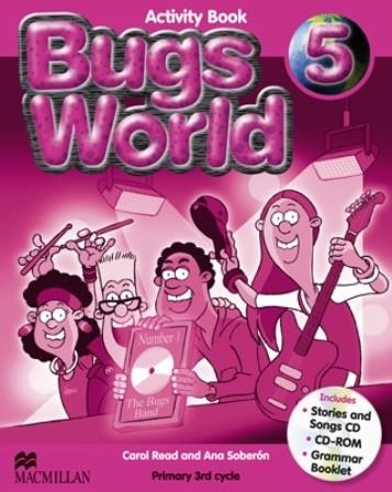 BUGS WORLD 5 ACTIVITY BOOK | 9780230407633 | SOBERON, A./READ, C. | Llibreria Drac - Librería de Olot | Comprar libros en catalán y castellano online
