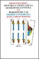 MODERNISMO Y 98.PRIMER SUPLEMENTO.H¬ CRITICA LITER | 9788474236309 | RICO, FRANCISCO | Llibreria Drac - Llibreria d'Olot | Comprar llibres en català i castellà online