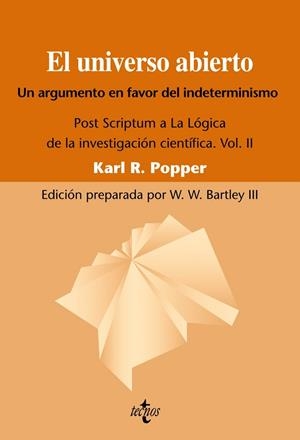 UNIVERSO ABIERTO, EL | 9788430950829 | POPPER, KARL R. | Llibreria Drac - Librería de Olot | Comprar libros en catalán y castellano online