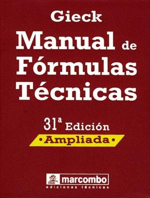 MANUAL DE FORMULAS TECNICAS | 9788426714480 | GIECK | Llibreria Drac - Librería de Olot | Comprar libros en catalán y castellano online