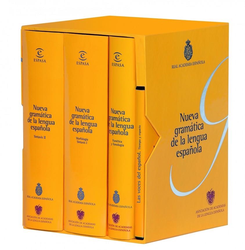 NUEVA GRAMATICA DE LA LENGUA ESPAÑOLA PACK 3 VOL + DVD | 9788467000016 | RAE | Llibreria Drac - Librería de Olot | Comprar libros en catalán y castellano online