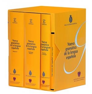 NUEVA GRAMATICA DE LA LENGUA ESPAÑOLA PACK 3 VOL + DVD | 9788467000016 | RAE | Llibreria Drac - Librería de Olot | Comprar libros en catalán y castellano online
