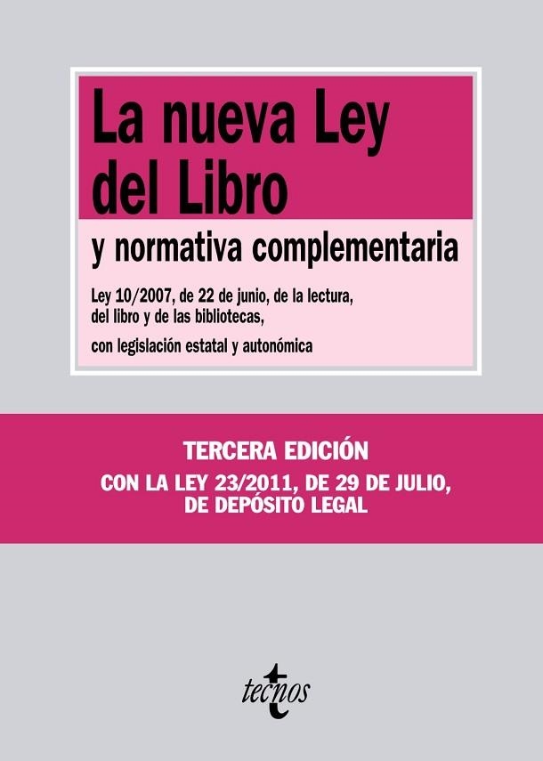 NUEVA LEY DEL LIBRO Y NORMATIVA COMPLEMENTARIA, LA | 9788430954025 | Llibreria Drac - Librería de Olot | Comprar libros en catalán y castellano online