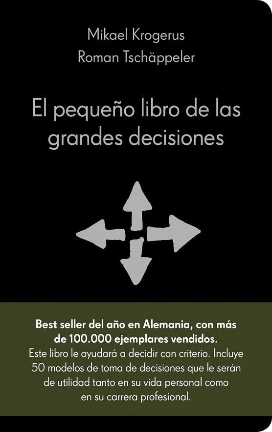 PEQUEÑO LIBRO DE LAS GRANDES DECISIONES, EL | 9788415320036 | KROGERUS, MIKAEL;TSCHAPPELER, ROMAN | Llibreria Drac - Llibreria d'Olot | Comprar llibres en català i castellà online