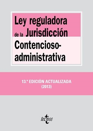 LEY REGULADORA DE LA JURISDICCIÓN CONTENCIOSO-ADMINISTRATIVA | 9788430957422 | EDITORIAL TECNOS | Llibreria Drac - Librería de Olot | Comprar libros en catalán y castellano online