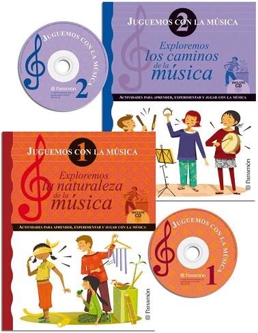JUGUEMOS CON LA MUSICA 2 VOLUMS+2 CD | 9788434233010 | CABACÉS, ROSER/VILAPLANA, ELISABET/CLARIANA, ANNA | Llibreria Drac - Librería de Olot | Comprar libros en catalán y castellano online